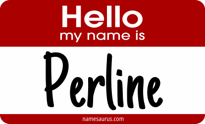 Hello my name is Perline png download