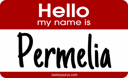 Hello my name is Permelia png download