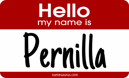 Hello my name is Pernilla png download