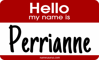 Hello my name is Perrianne png download