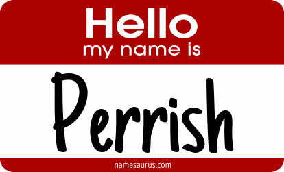 Hello my name is Perrish png download