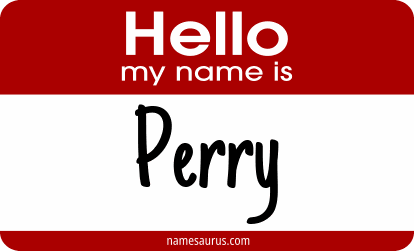 Hello my name is Perry png download