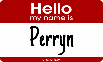 Hello my name is Perryn png download