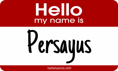 Hello my name is Persayus png download