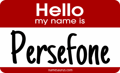 Hello my name is Persefone png download