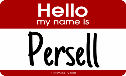 Hello my name is Persell png download