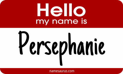 Hello my name is Persephanie png download