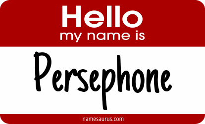 Hello my name is Persephone png download