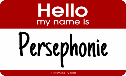 Hello my name is Persephonie png download