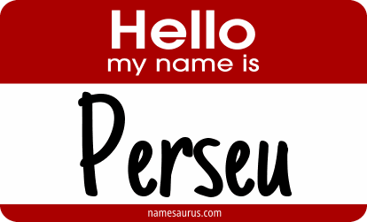 Hello my name is Perseu png download