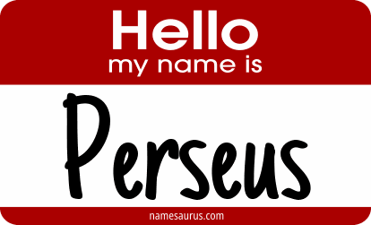 Hello my name is Perseus png download