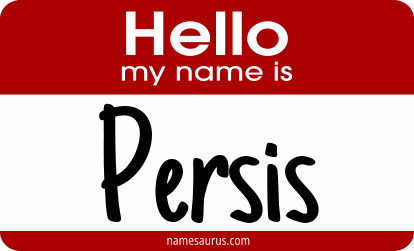 Hello my name is Persis png download