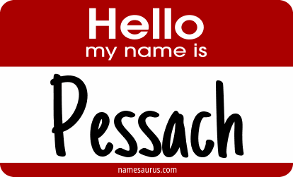 Hello my name is Pessach png download