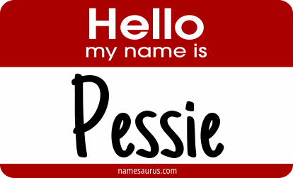 Hello my name is Pessie png download
