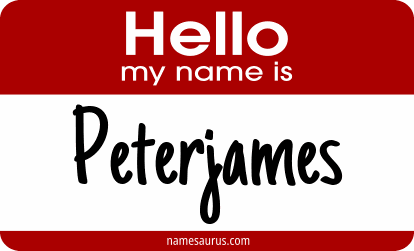 Hello my name is Peterjames png download