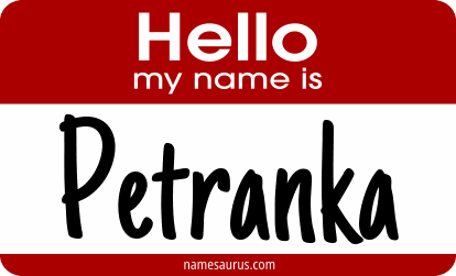 Hello my name is Petranka png download