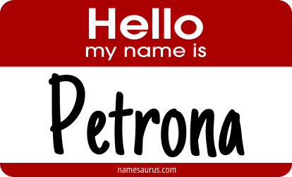 Hello my name is Petrona png download