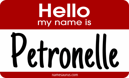 Hello my name is Petronelle png download