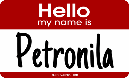 Hello my name is Petronila png download