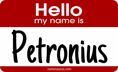 Hello my name is Petronius png download