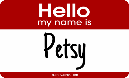 Hello my name is Petsy png download