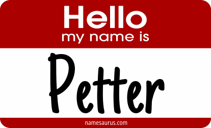 Hello my name is Petter png download