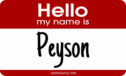 Hello my name is Peyson png download