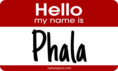 Hello my name is Phala png download