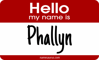 Hello my name is Phallyn png download