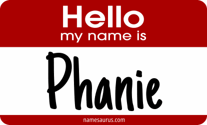 Hello my name is Phanie png download