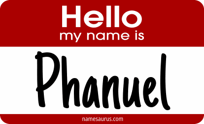 Hello my name is Phanuel png download