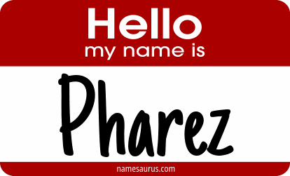 Hello my name is Pharez png download
