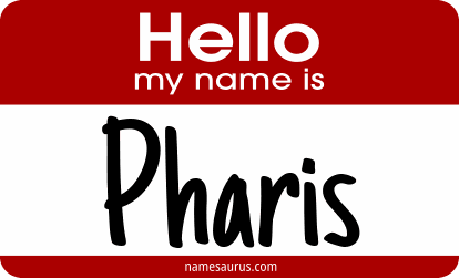 Hello my name is Pharis png download