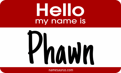 Hello my name is Phawn png download