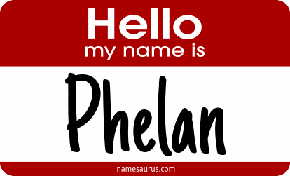 Hello my name is Phelan png download