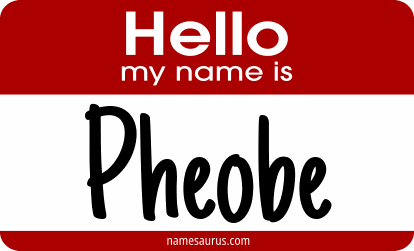 Hello my name is Pheobe png download