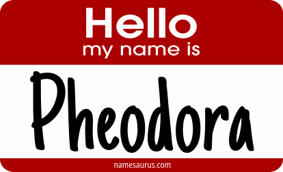 Hello my name is Pheodora png download