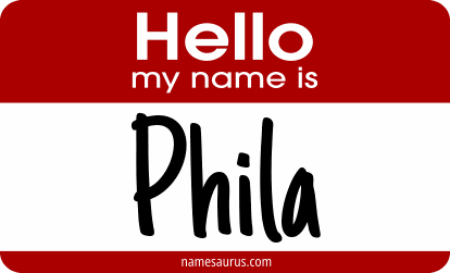 Hello my name is Phila png download