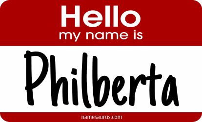 Hello my name is Philberta png download