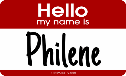 Hello my name is Philene png download