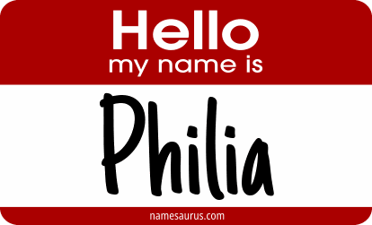 Hello my name is Philia png download