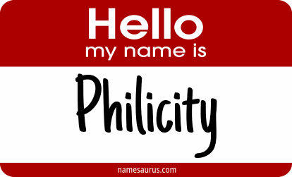 Hello my name is Philicity png download