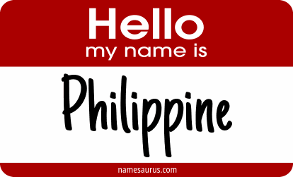 Hello my name is Philippine png download