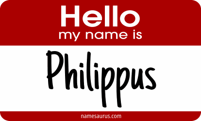 Hello my name is Philippus png download