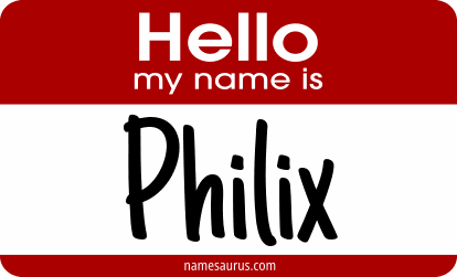 Hello my name is Philix png download