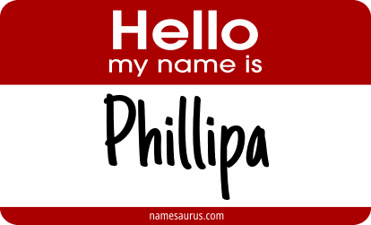 Hello my name is Phillipa png download