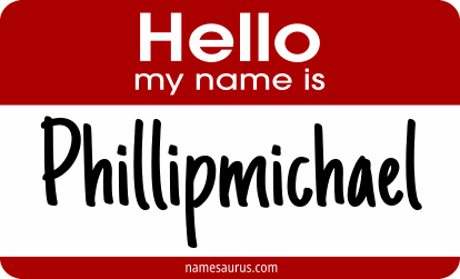 Hello my name is Phillipmichael png download