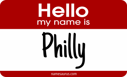 Hello my name is Philly png download