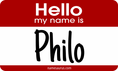 Hello my name is Philo png download