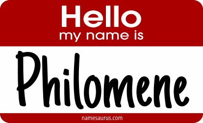 Hello my name is Philomene png download